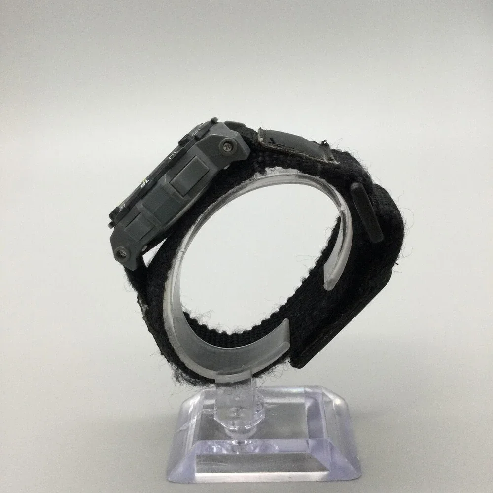 Armitron Pro Sport Mens Watch 43mm Digital Black Nylon Alarm Chrono Backlight